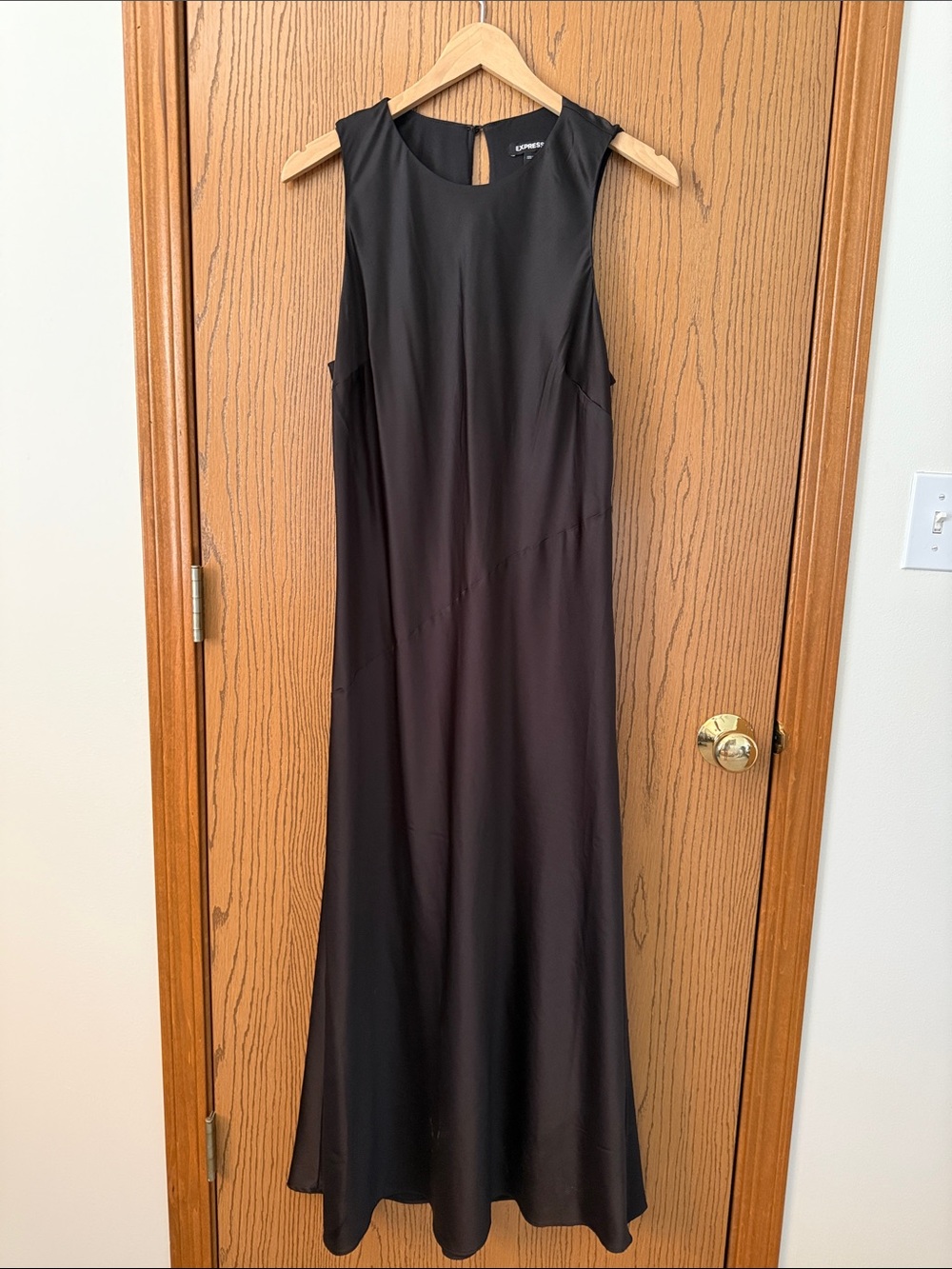 Express Black Sleeveless Maxi Dress